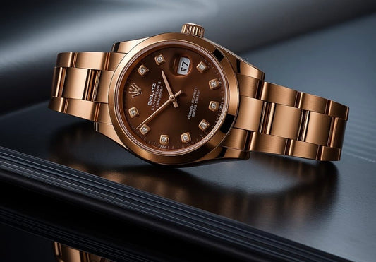 •PREMIUM ROLEX REGULAR STONE WATCH•