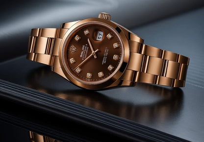 •PREMIUM ROLEX REGULAR STONE WATCH•